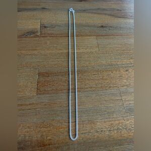 925 Solid Sterling Silver Curb Chain 18”